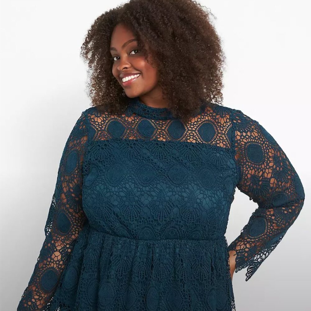 Lane Bryant lace top